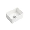 White Farmhouse Sink Deep Apron Sink Undermount Farmhouse Kitchen Sink Single Farm Sink