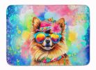 Pomeranian Hippie Dawg Memory Foam Kitchen Mat Machine Washable Anti-Fatigue Mat Cushion Comfort Bath Mat or Kitchen Rug