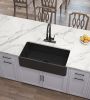 Black Farmhouse Sink Deep Apron Sink Undermount Farmhouse Kitchen Sink Single Farm Sink