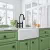 White Farmhouse Sink Deep Apron Sink Undermount Farmhouse Kitchen Sink Single Farm Sink