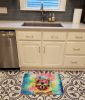 Pomeranian Hippie Dawg Memory Foam Kitchen Mat Machine Washable Anti-Fatigue Mat Cushion Comfort Bath Mat or Kitchen Rug