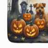 Norfolk Terrier Spooky Halloween Memory Foam Kitchen Mat Machine Washable Anti-Fatigue Mat Cushion Comfort Bath Mat or Kitchen Rug