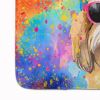 Shih Tzu Hippie Dawg Memory Foam Kitchen Mat Machine Washable Anti-Fatigue Mat Cushion Comfort Bath Mat or Kitchen Rug