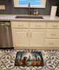 Irish Setter Spooky Halloween Memory Foam Kitchen Mat Machine Washable Anti-Fatigue Mat Cushion Comfort Bath Mat or Kitchen Rug