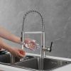 Single Handle Pull Down Sprayer Kitchen Faucet Commercial Spring Faucet with Touchless Sensor