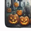 Cairn Terrier Spooky Halloween Memory Foam Kitchen Mat Machine Washable Anti-Fatigue Mat Cushion Comfort Bath Mat or Kitchen Rug