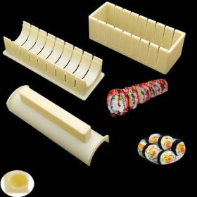 Iyounice 11pcs/set Sushi Maker Equipment Kit,japanese Rice Ball Cake (Color: MULTI)