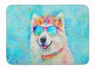 Samoyed Hippie Dawg Memory Foam Kitchen Mat Machine Washable Anti-Fatigue Mat Cushion Comfort Bath Mat or Kitchen Rug