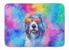 Old English Sheepdog Hippie Dawg Memory Foam Kitchen Mat Machine Washable Anti-Fatigue Mat Cushion Comfort Bath Mat or Kitchen Rug