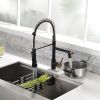 New Single Handle LED kitchen faucet with pull-down kitchen faucet in Black