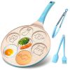 Egg Pan Omelette Pan Pancake Pan Maker Nonstick Egg Cooker Skillet for Pancakes Cookies Burgers Breakfast Pan