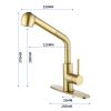 Kitchen Faucets with Pull Down Sprayer, Single Handle Kitchen Sink Faucet with Pull Out Sprayer