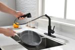Kitchen Faucets with Pull Down Sprayer, Single Handle Kitchen Sink Faucet with Pull Out Sprayer