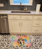 Yellow Labrador Hippie Dawg Memory Foam Kitchen Mat Machine Washable Anti-Fatigue Mat Cushion Comfort Bath Mat or Kitchen Rug