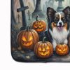Papillon Spooky Halloween Memory Foam Kitchen Mat Machine Washable Anti-Fatigue Mat Cushion Comfort Bath Mat or Kitchen Rug