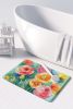 Ranunculus in Watercolor Memory Foam Kitchen Mat Machine Washable Anti-Fatigue Mat Cushion Comfort Bath Mat or Kitchen Rug