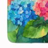 Hydrangeas in Watercolor Memory Foam Kitchen Mat Machine Washable Anti-Fatigue Mat Cushion Comfort Bath Mat or Kitchen Rug