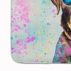 Chocolate Labrador Hippie Dawg Memory Foam Kitchen Mat Machine Washable Anti-Fatigue Mat Cushion Comfort Bath Mat or Kitchen Rug