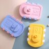 Silicone Ice Lattice Boat Shape DIY Children's Homemade Ice Cream Mold Ice Cream Chocolate Making Mold Removable Silicone Popsicle Molds;  Cute Ice Po