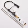 The new model is beautiful and durable Single Handle Pull-Down Sprayer Kitchen Faucet in Black+Gold