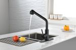 Kitchen Faucets with Pull Down Sprayer, Single Handle Kitchen Sink Faucet with Pull Out Sprayer