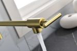 Pot Filler Faucets Both Hot Cold Water Wall Faucet Brass Faucets Kitchen Folding Kitchen Faucets Commercial Sink Faucet 3 Handles 2 Holes Joint Swing