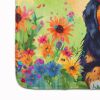 Bernese Mountain Dog Hippie Dawg Memory Foam Kitchen Mat Machine Washable Anti-Fatigue Mat Cushion Comfort Bath Mat or Kitchen Rug