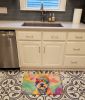 Schnauzer Hippie Dawg Memory Foam Kitchen Mat Machine Washable Anti-Fatigue Mat Cushion Comfort Bath Mat or Kitchen Rug