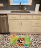 Chow Chow Hippie Dawg Memory Foam Kitchen Mat Machine Washable Anti-Fatigue Mat Cushion Comfort Bath Mat or Kitchen Rug
